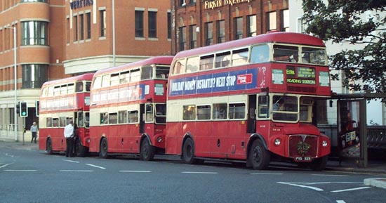 Convoy back at Reading for the last time